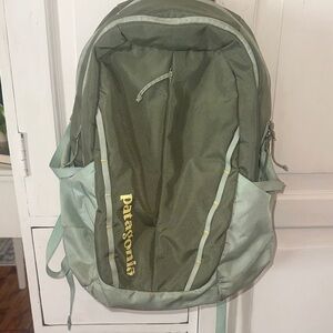 Patagonia Olive and Mint Backpack